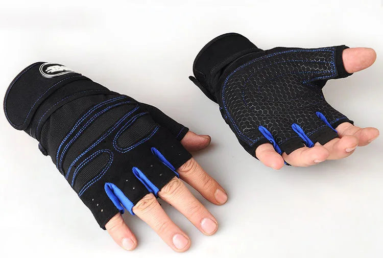 Veylora Gym Gloves for Men Women Fitness Weight Lifting Wristband Gloves Body Building Training Sports Exercise Cycling Glove Shockproof