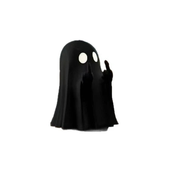 Veylora Halloween Party Decoration Favors Cute Little Ghost Sitting on A Shelf Reading A Book with Flickering Ornament Gift Spooky Idea