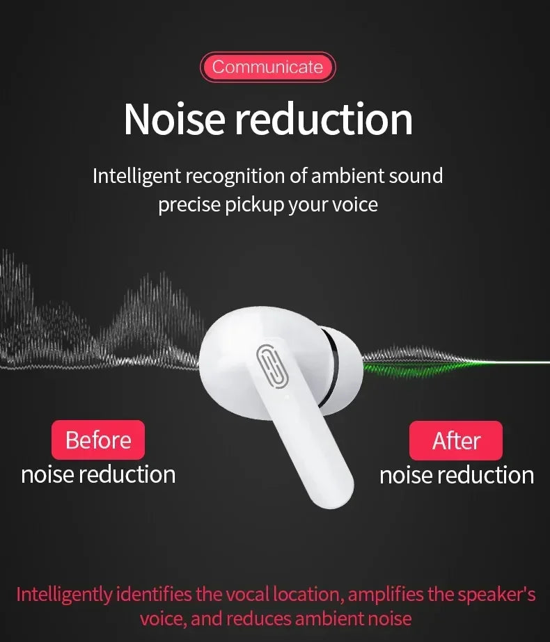 Veylora Bluetooth Earphone Air Pro Wireless Earphone Sound Noise Cancelling Bluetooth Earbuds Touch Control Headphones