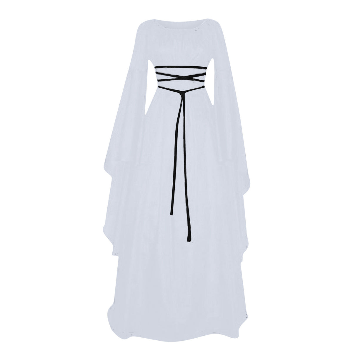 Veylora Women Dresses Vintage Medieval Cosplay Costume Ghost Witch Vampire Gothic Dress Halloween Christmas Masquerade Party Dress