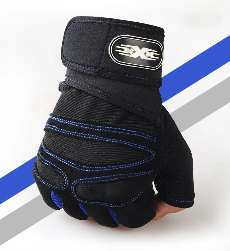 Veylora Gym Gloves for Men Women Fitness Weight Lifting Wristband Gloves Body Building Training Sports Exercise Cycling Glove Shockproof