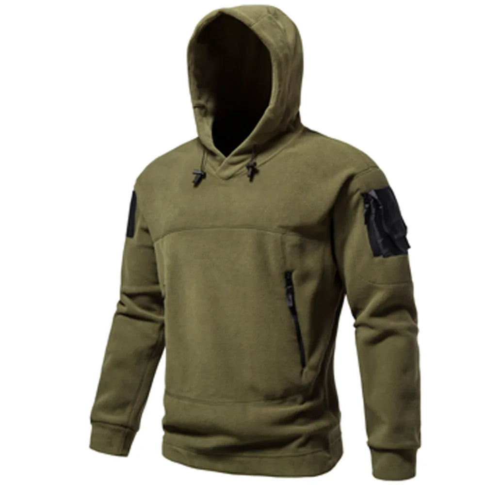 Veylora Hoodies for Man 2025 New Men's Tactical Outdoor Men's Hoodie Autumn Winter Thick Hooded Jacket Multifunctional Casual Sportswear