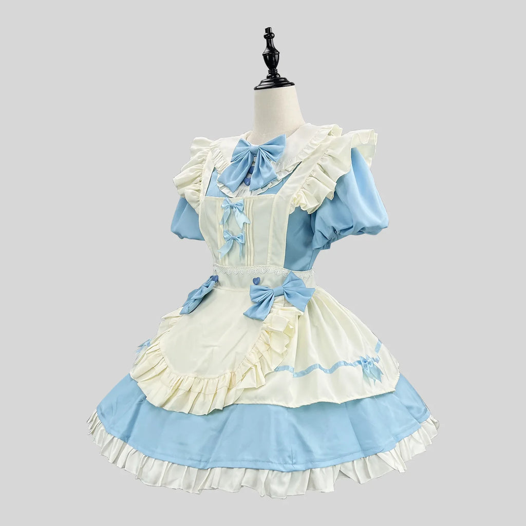 Veylora Color Cosplayer Black Lolita Cosplay Costume Halloween Maid Outfit Carnival Comic Exhibition Women Dress Suit European Clothing