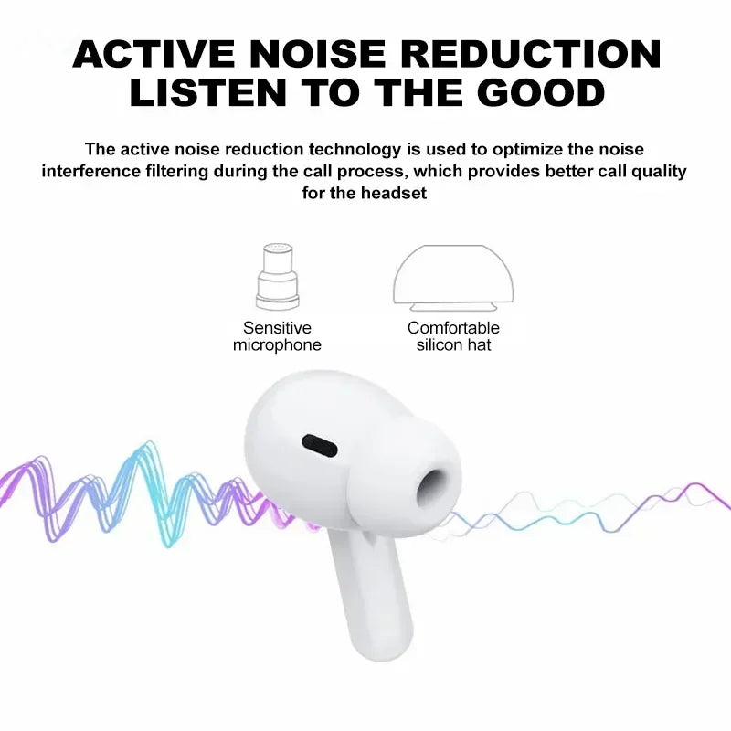 Veylora Bluetooth Earphone Air Pro Wireless Earphone Sound Noise Cancelling Bluetooth Earbuds Touch Control Headphones