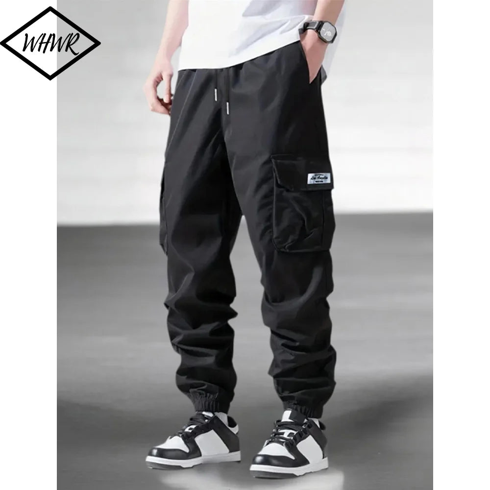 Veylora Men's Spring Autumn Street Work Pants Multi Pocket Casual Training Pants Jogging and Hiking Casual Trousers Men's Cargo Pants