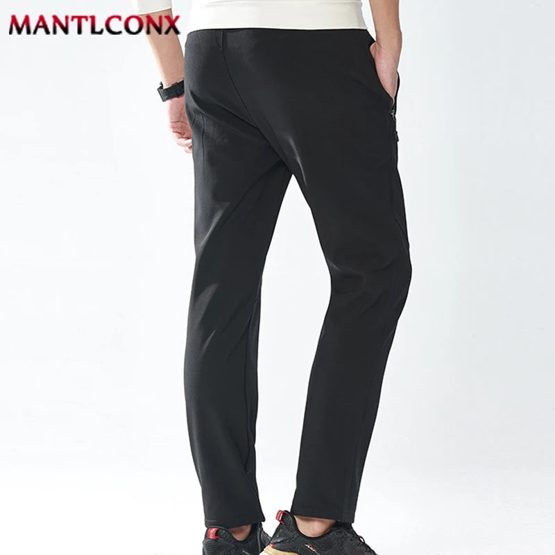 Veylora Breathable Men's Casual Pants Quick Dry Straight Elastic Waist Jogger Sweatpants Korean Classic Sport Trousers Plus Size 4XL 5XL