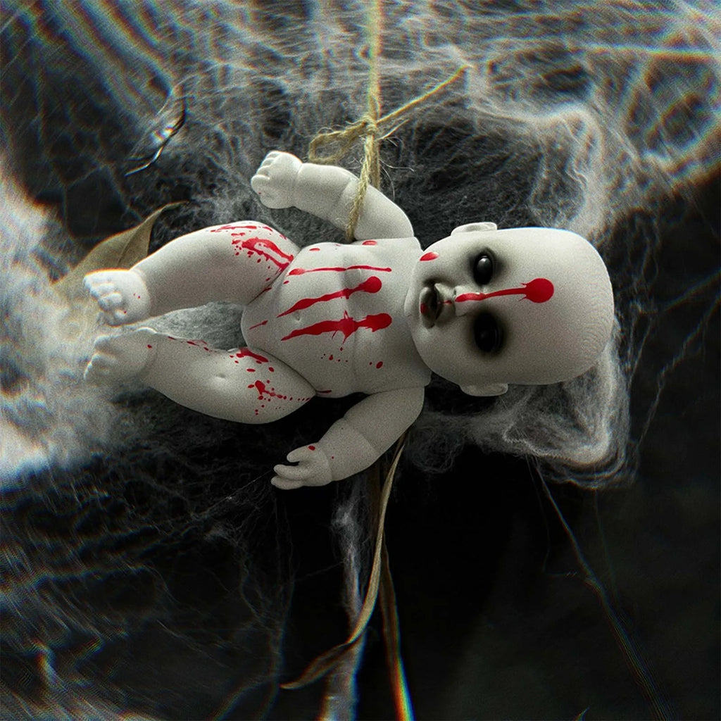 Veylora Halloween Hanging Ghost Dolls Spooky Tricky Toys Ornament Horror Atmosphere Bar Courtyard Prop Happy Halloween Day Party Decor
