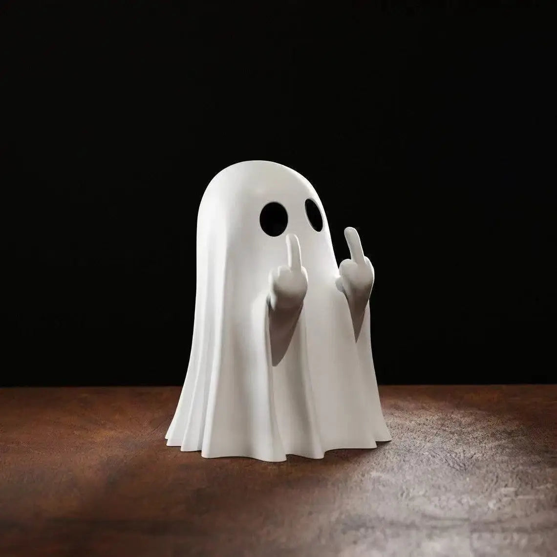 Veylora Halloween Party Decoration Favors Cute Little Ghost Sitting on A Shelf Reading A Book with Flickering Ornament Gift Spooky Idea