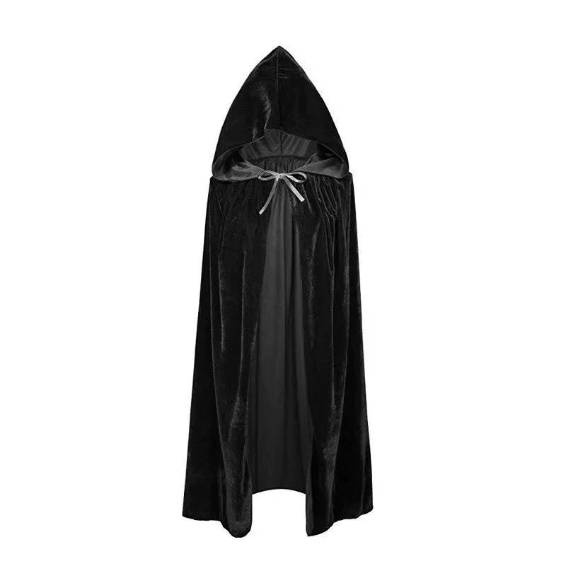 Veylora Halloween Cape Cosplay Masquerade Costume Witch Cloak Wizard Fairy Velvet Devil Cape High Quality Velvet Fabric