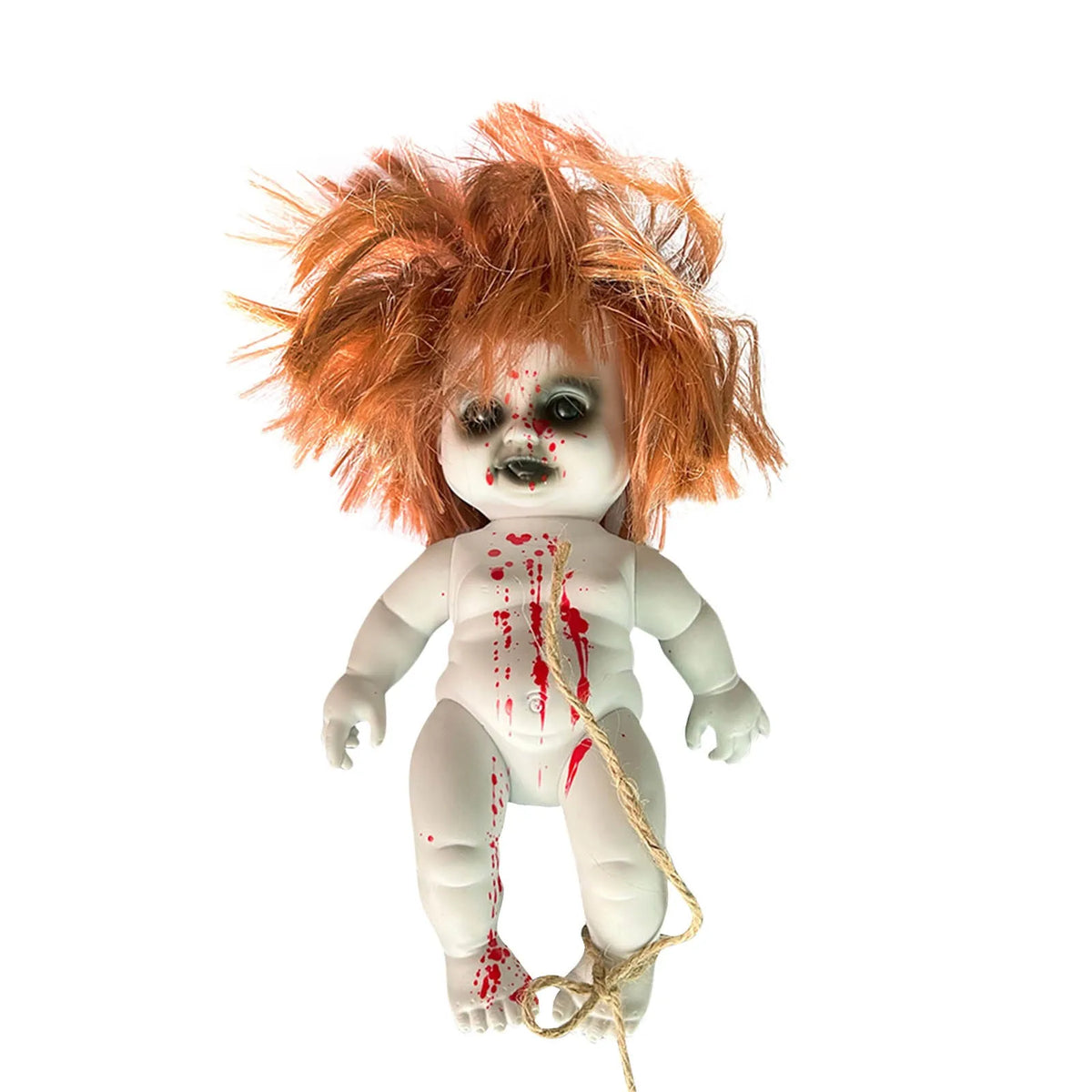 Veylora Halloween Hanging Ghost Dolls Spooky Tricky Toys Ornament Horror Atmosphere Bar Courtyard Prop Happy Halloween Day Party Decor