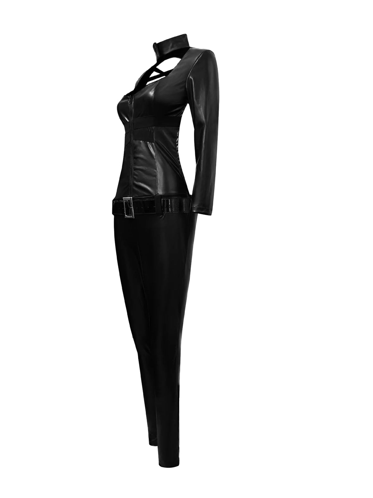 Veylora 2025 New Sexy Cat Cosplay Costume Women's Black Halloween Set Holiday Stage Night Cat Women's Cat Girl Man Role Playing Clothing