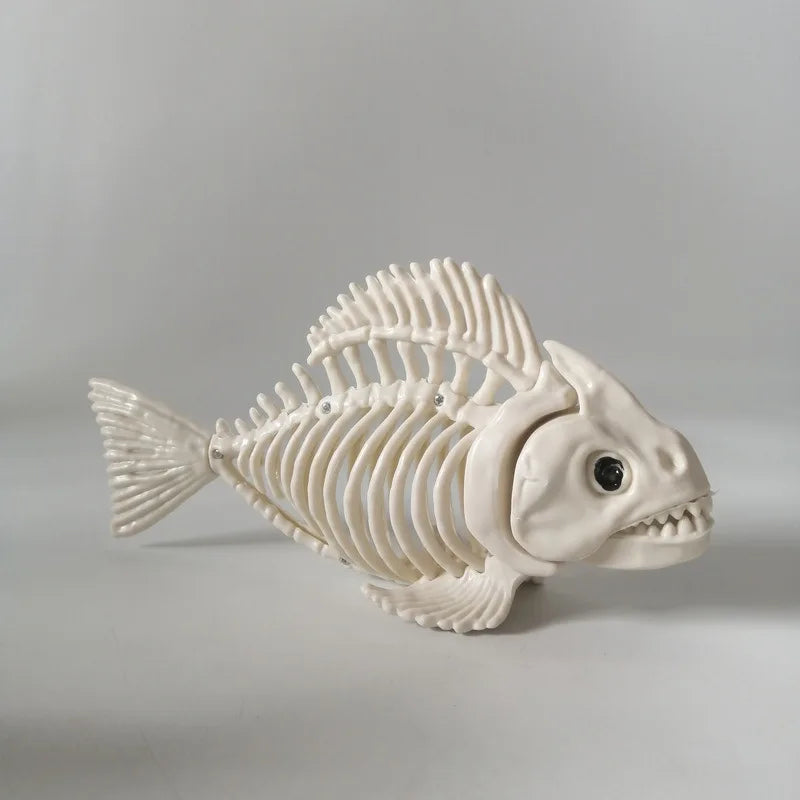 Veylora Halloween Decorations-Realistic Skeleton Props with Bats and Scorpions,Plastic Animal Bones for Haunted Houses,Bars,and Pranks