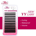 Veylora YY Shape 6-15mm Lashes 2D 0.07/0.05mm Faux Mink C/D Curl Natural Soft Brazilian Premade Volume Fan Eyelashes Extension