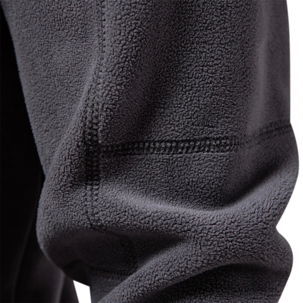 Veylora AIOPESON Brand Quality Thicken Warm Fleece Jacket for Men Zipper Neck Pullover Men's Sweatshirt Soft Shell Mens Jacket