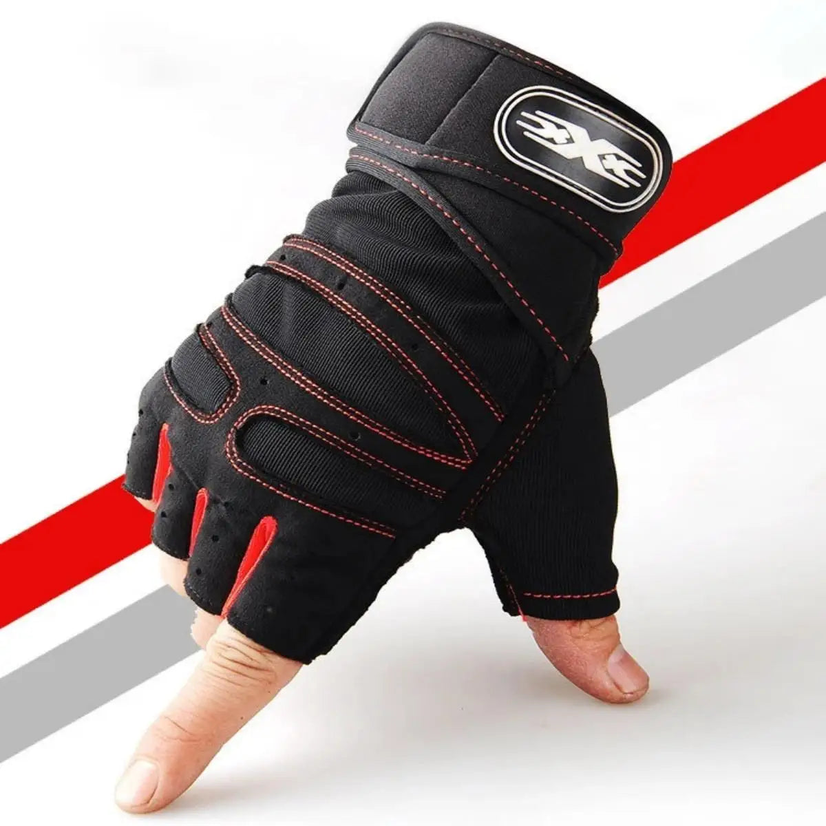 Veylora Gym Gloves for Men Women Fitness Weight Lifting Wristband Gloves Body Building Training Sports Exercise Cycling Glove Shockproof