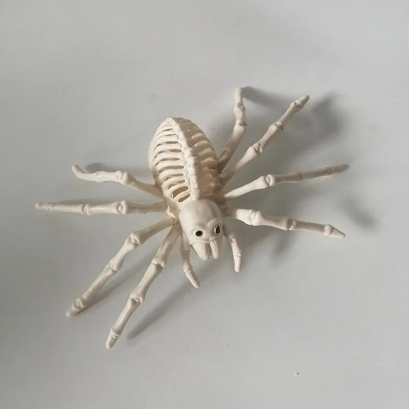Veylora Halloween Decorations-Realistic Skeleton Props with Bats and Scorpions,Plastic Animal Bones for Haunted Houses,Bars,and Pranks