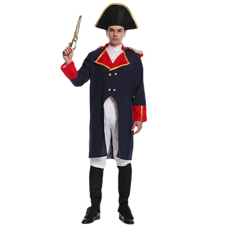 Veylora Halloween Costumes Men Performance Costume Stage Dress Role Play Costumes Masquerade Party Dresses Full Set Uniform for Male