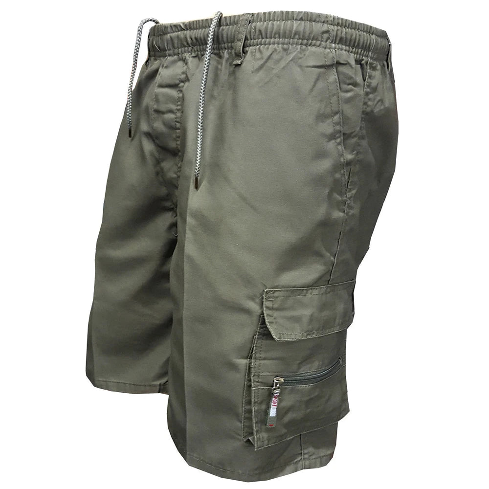 Veylora Men's Tactical Cargo Shorts Fashion Pocket Military Shorts Summer Camouflage Jogging Sports Casual Male Work Hiking Short Pants