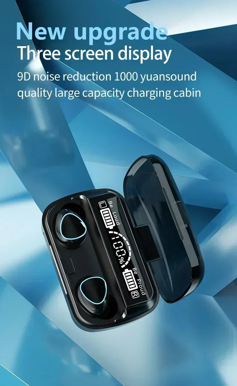 Veylora M10 Wireless Headphone Bluetooth Earphones Waterproof Earpieces Sport Earbuds For Huawei Iphone OPPO Xiaomi TWS Music Headset