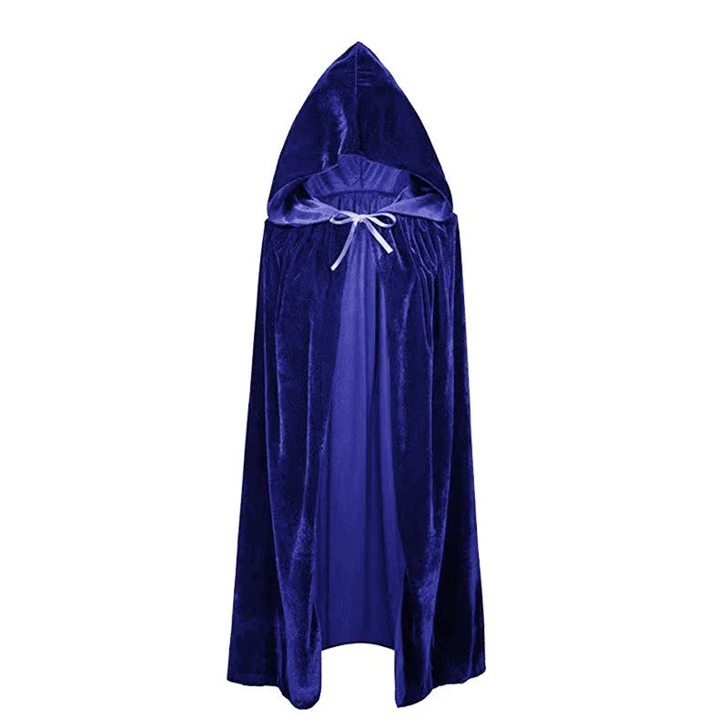 Veylora Halloween Cape Cosplay Masquerade Costume Witch Cloak Wizard Fairy Velvet Devil Cape High Quality Velvet Fabric
