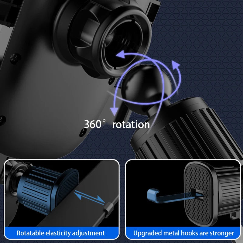 Veylora Seametal Car Phone Holder Bracket Accessories Interior Air Outlet Vent Base Gadget Universal Auto Cellphone Support Accessories