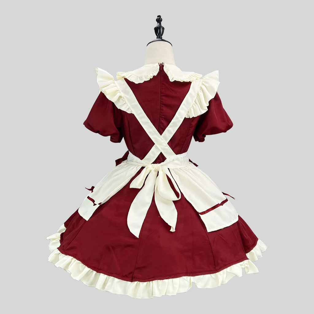 Veylora Color Cosplayer Black Lolita Cosplay Costume Halloween Maid Outfit Carnival Comic Exhibition Women Dress Suit European Clothing