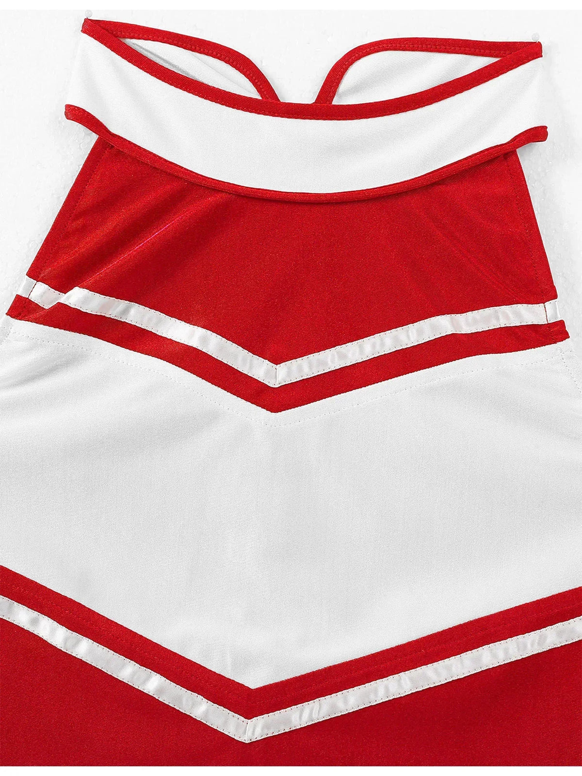 Veylora Carnival Costume 2Pcs Womens Adults Cheerleading Uniform Cosplay Outfit Crop Top with Mini Skirt Halloween Fancy Dress Up Party