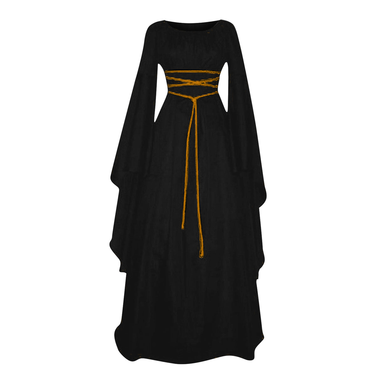 Veylora Women Dresses Vintage Medieval Cosplay Costume Ghost Witch Vampire Gothic Dress Halloween Christmas Masquerade Party Dress