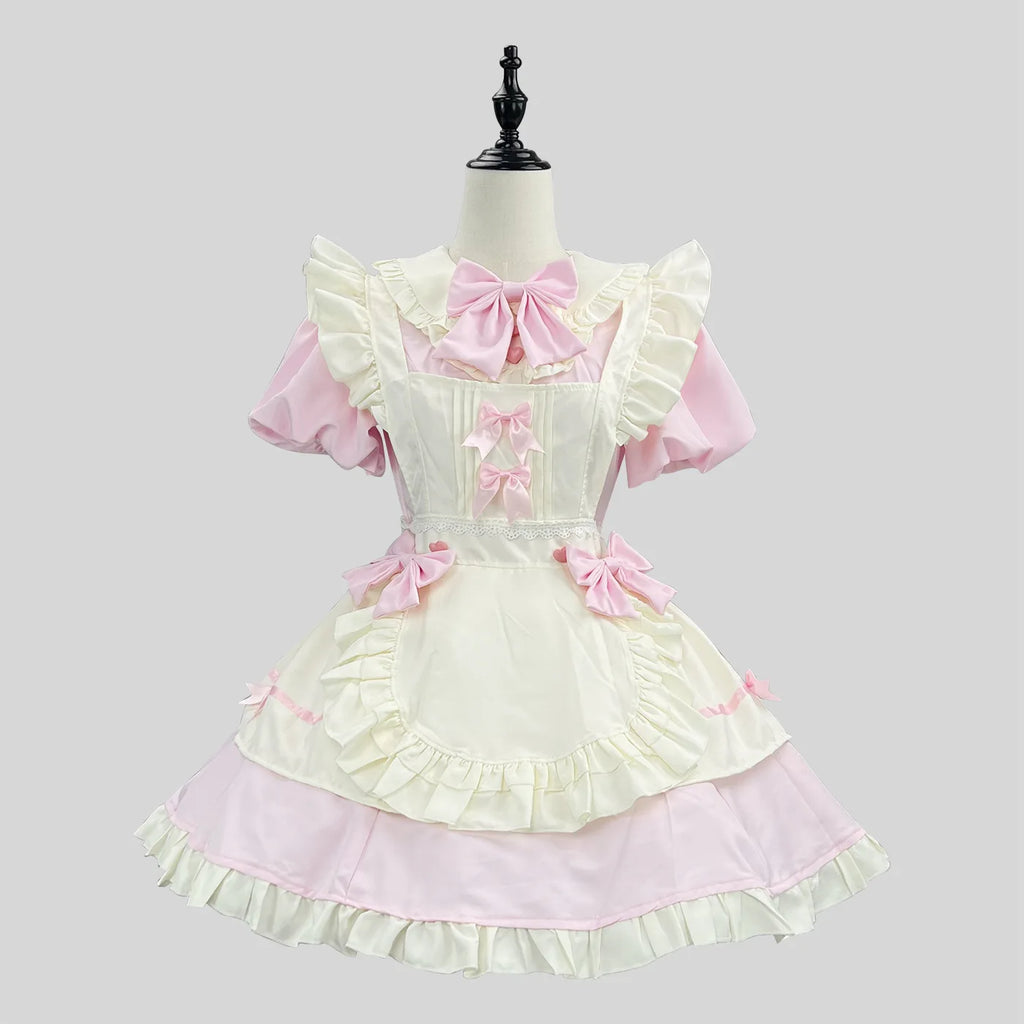 Veylora Color Cosplayer Black Lolita Cosplay Costume Halloween Maid Outfit Carnival Comic Exhibition Women Dress Suit European Clothing
