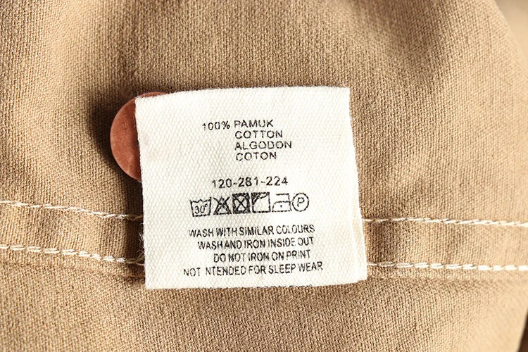 Veylora 2025 Autumn And Winter New American Retro Stripe Long-Sleeve Lapel Shirt Men's Simple Fashion Washed Multi-pocket Casual Blouses
