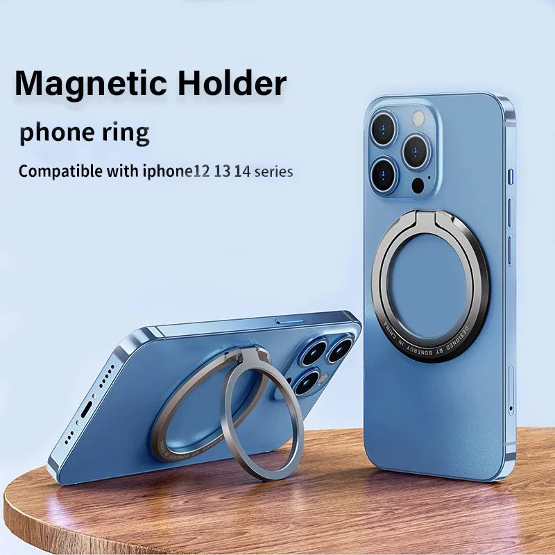 Veylora 2025 New Magnetic Phone Ring Holder for MagSafe Accessories Adjustable Finger Ring Support Bracket For Magnet Case for IPhone