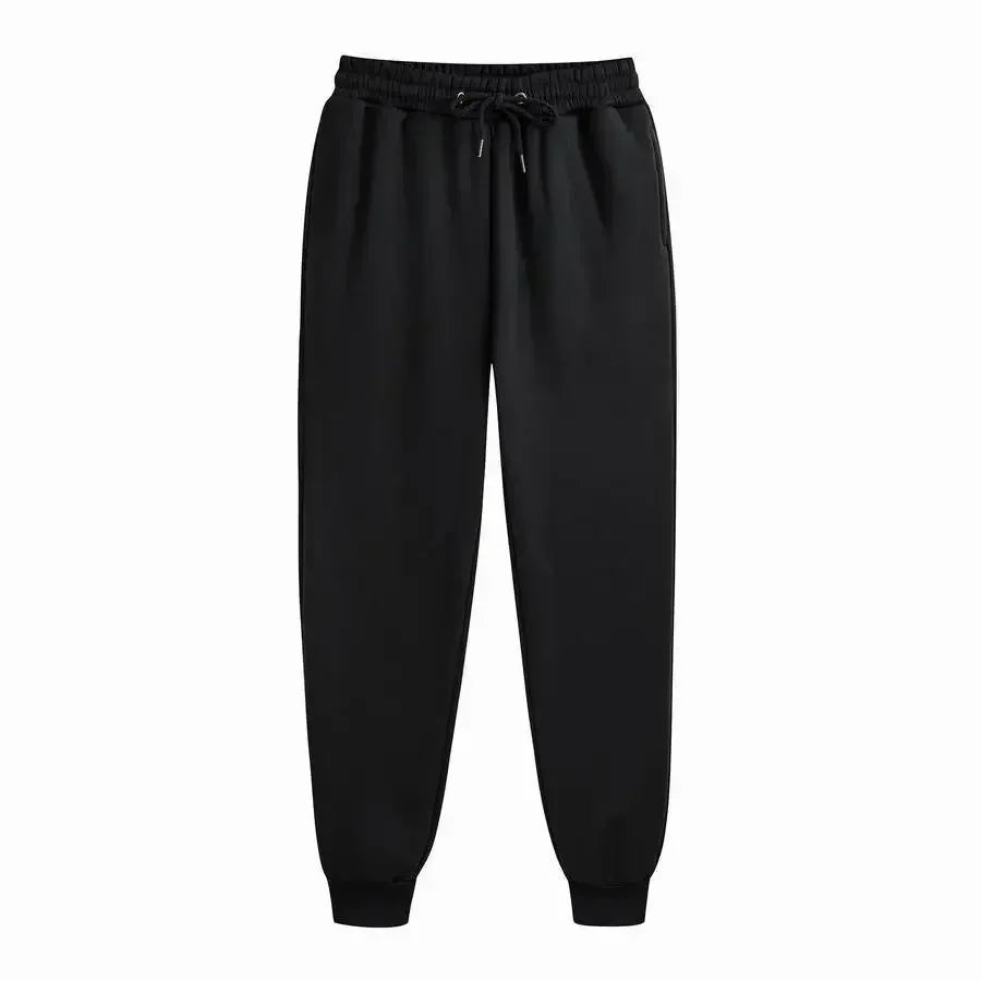 Veylora Men's Pants 23 Print Fleece Sweatpants Warm Jogging Pants Male Outdoor Trousers Straight Fashion Workout Sports Casual Long Pant