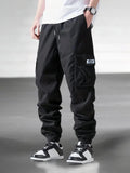 Veylora Men's Spring Autumn Street Work Pants Multi Pocket Casual Training Pants Jogging and Hiking Casual Trousers Men's Cargo Pants