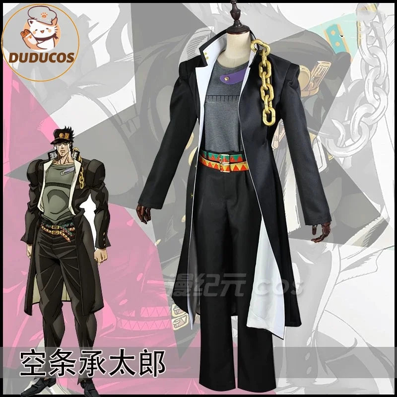 Veylora Animation Kujo Jotaro Cosplay Costume Halloween Outfits Women Men Clothing Hat