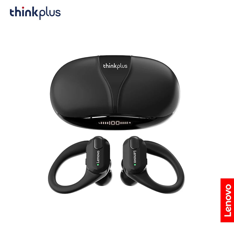 Veylora Original Lenovo XT80 Sports Wireless Earphones with Mics, LED Power Display,Hifi Stereo Sound Bluetooth 5.3 TWS HeadphHeadphones