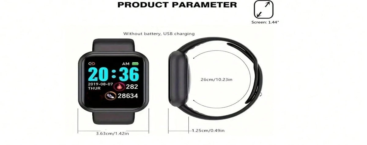 Veylora Smart Watch For Women Men Wristwatch Bluetooth Connected Phone Player Music Fitness Sport Bracelet Sleep Monitor Digital Watches