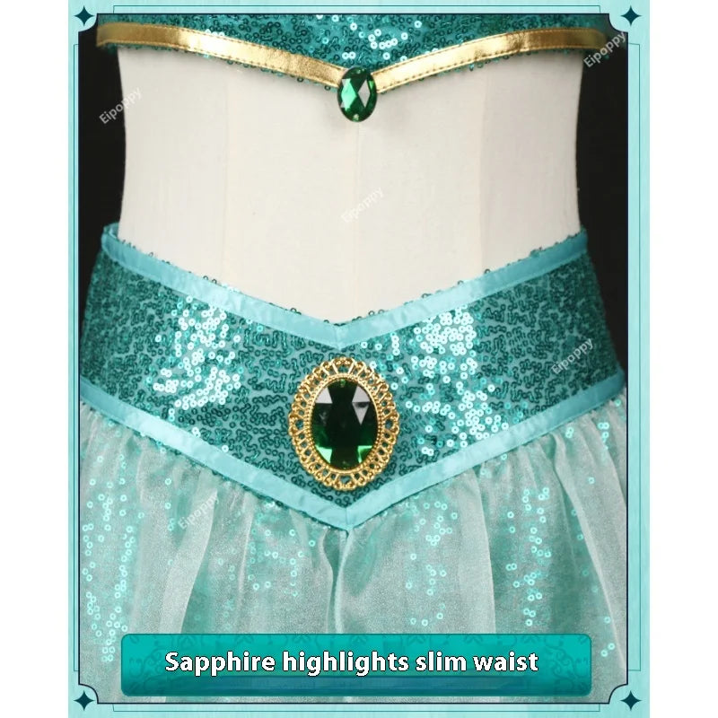Veylora Cosplay Costumes, Adult Performance Costumes, Christmas Ladies' Birthday Parties, Carnival Jasmine Princess Dresses