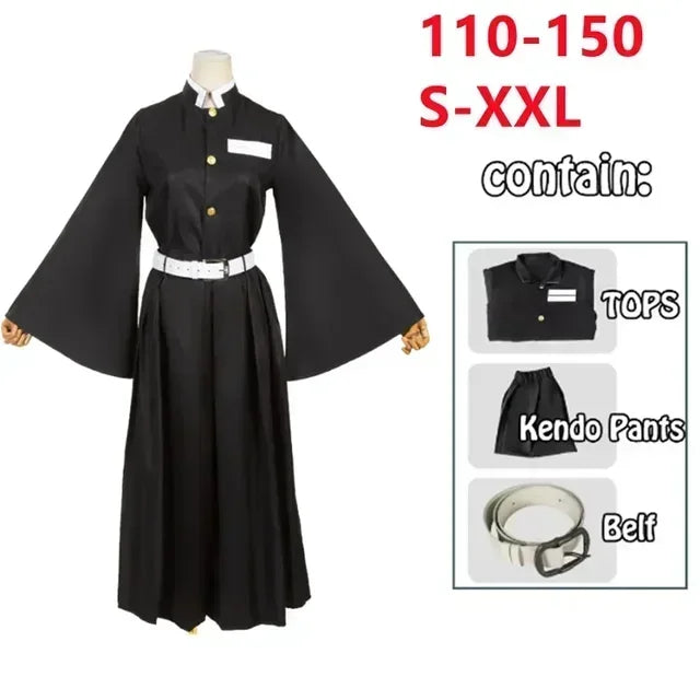Veylora Anime Tokitou Muichirou Cosplay Kostuums Kisatsutai Uniform Pruik Halloween Kostuum Volwassen Kids