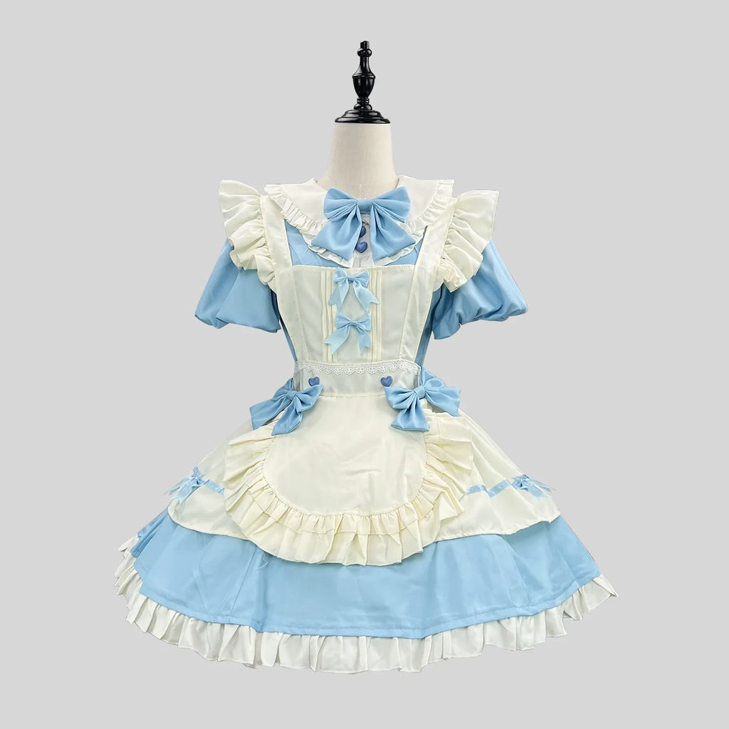Veylora Color Cosplayer Black Lolita Cosplay Costume Halloween Maid Outfit Carnival Comic Exhibition Women Dress Suit European Clothing