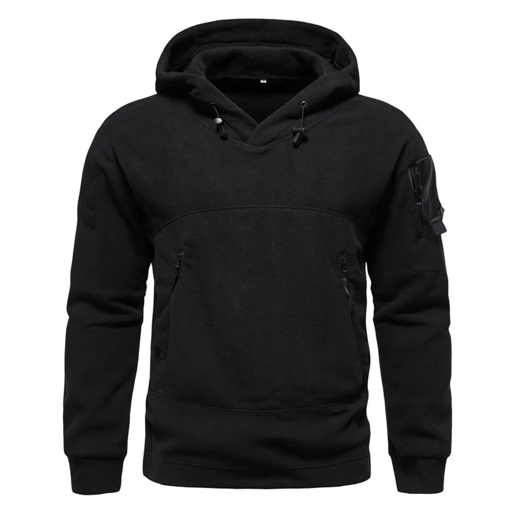 Veylora Hoodies for Man 2025 New Men's Tactical Outdoor Men's Hoodie Autumn Winter Thick Hooded Jacket Multifunctional Casual Sportswear