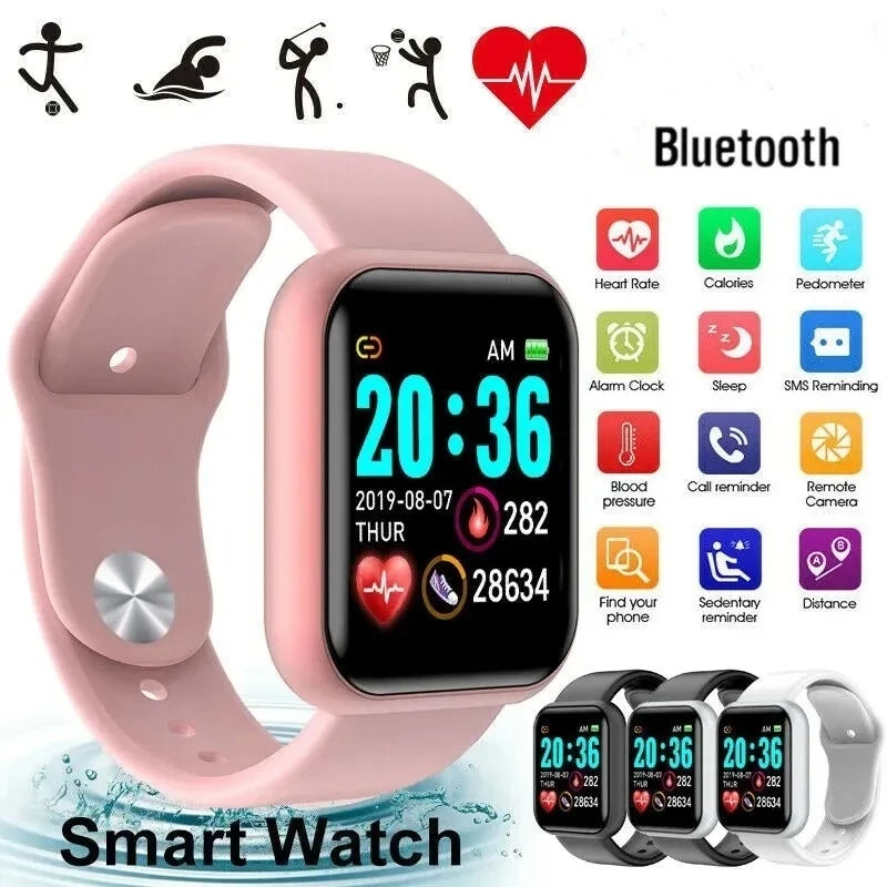 Veylora Smart Watch For Women Men Wristwatch Bluetooth Connected Phone Player Music Fitness Sport Bracelet Sleep Monitor Digital Watches