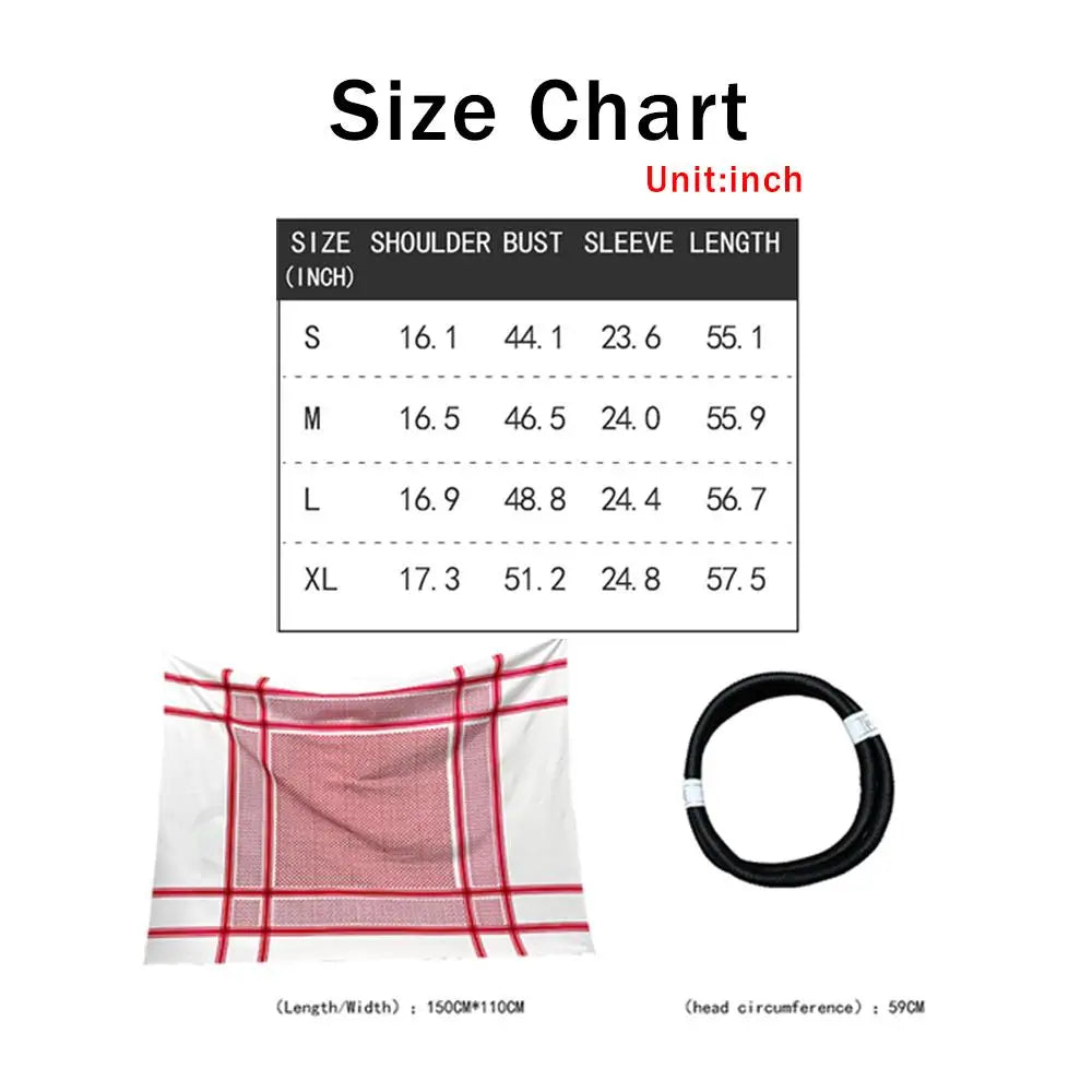 Veylora Arabian Dubai Costume Uae Sheik Cosplay White Robe Headscarf for Wealthy Saudi Birthday Costume Halloween Rich Man Outfit Polyes