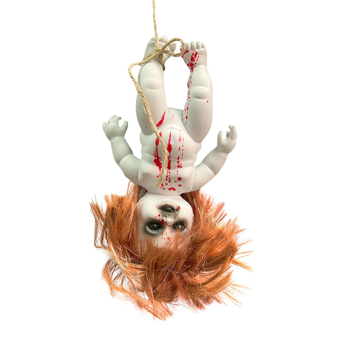 Veylora Halloween Hanging Ghost Dolls Spooky Tricky Toys Ornament Horror Atmosphere Bar Courtyard Prop Happy Halloween Day Party Decor