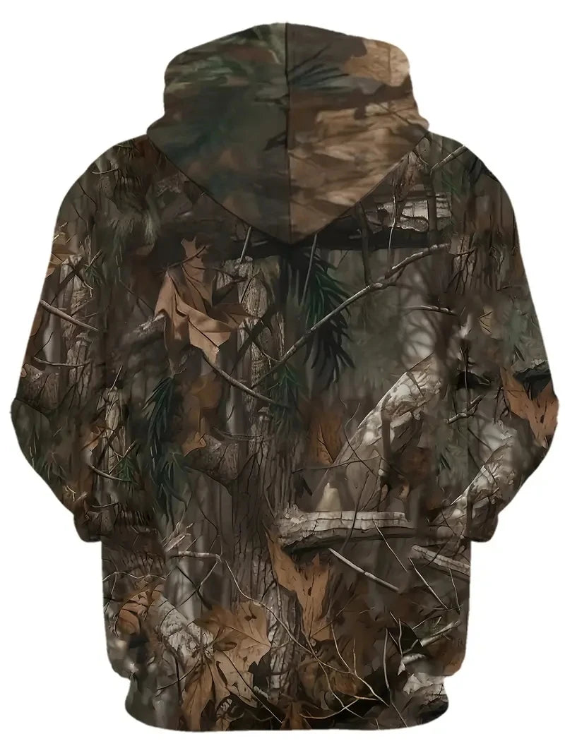 Veylora Spring Autumn Leaves Camouflage 3D Hoodies,Man/Women Loose tops Designer Sweatshirt Oversized Harajuku y2k Clothes Pullover