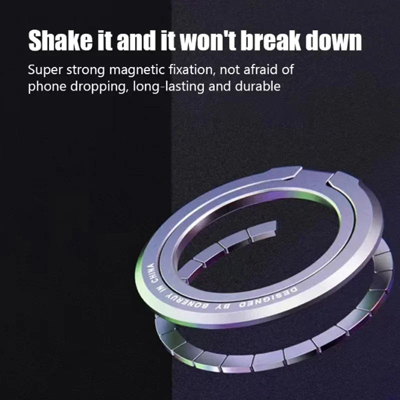 Veylora 2025 New Magnetic Phone Ring Holder for MagSafe Accessories Adjustable Finger Ring Support Bracket For Magnet Case for IPhone