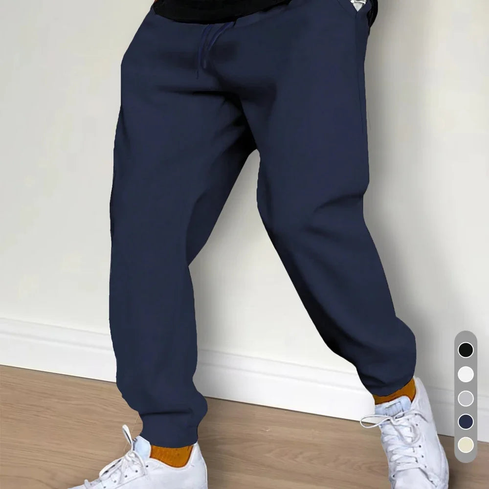 Veylora Men's Pants 23 Print Fleece Sweatpants Warm Jogging Pants Male Outdoor Trousers Straight Fashion Workout Sports Casual Long Pant