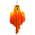 Veylora Halloween Ghost Hanging Decorations Halloween Hanging Light Up White Flying Ghosts Tree Window Wall Scary Ornament 50X40cm