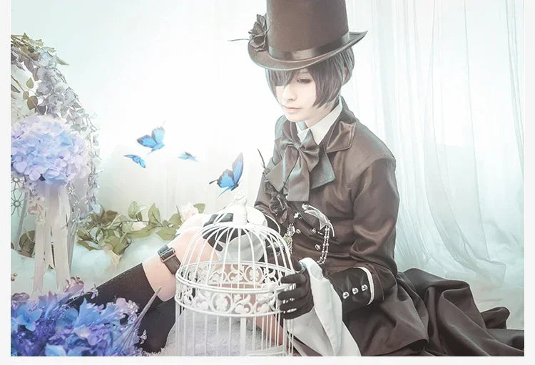 Veylora Cosplay Anime Black Butler Cosplay Ciel Phantomhive Cosplay Cotume Kuroshitsuji Costume Halloween Women Fancy Party Outfit 2025