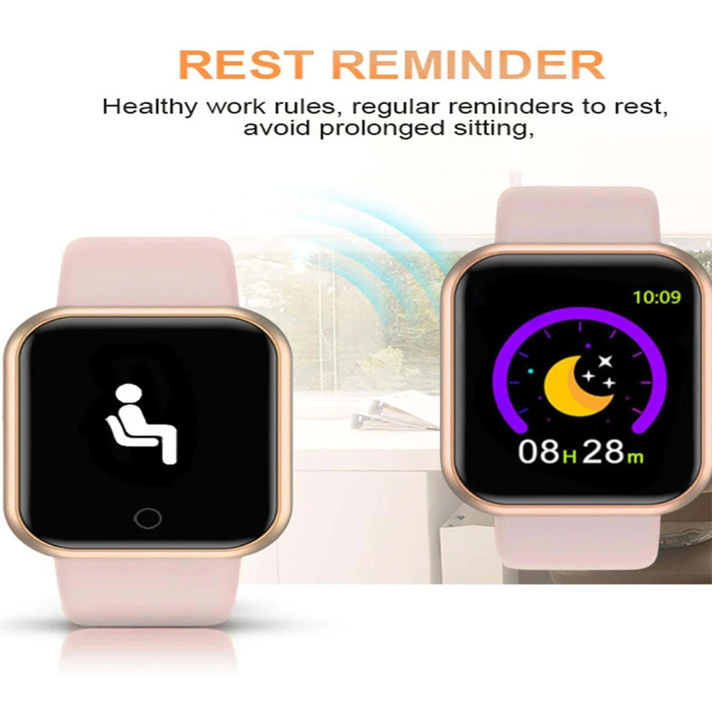 Veylora Smart Watch For Women Men Wristwatch Bluetooth Connected Phone Player Music Fitness Sport Bracelet Sleep Monitor Digital Watches
