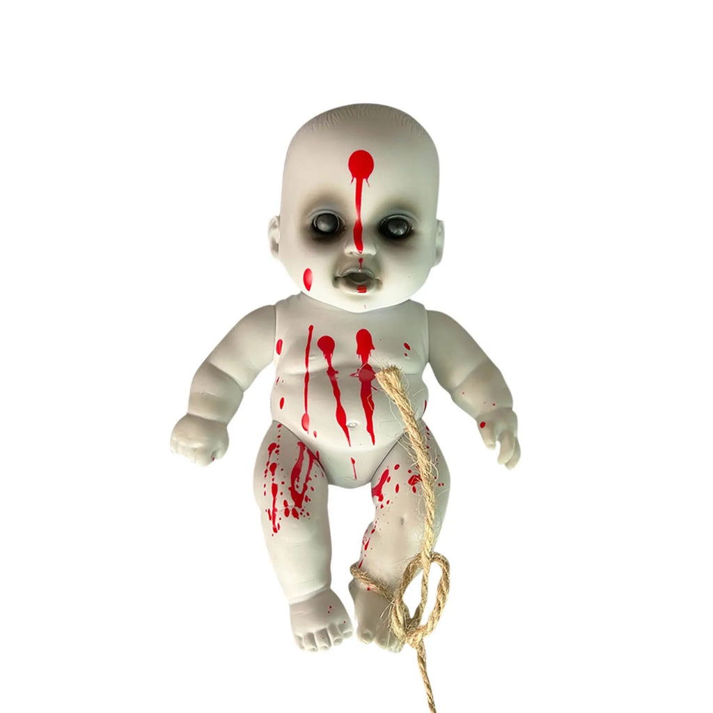Veylora Halloween Hanging Ghost Dolls Spooky Tricky Toys Ornament Horror Atmosphere Bar Courtyard Prop Happy Halloween Day Party Decor